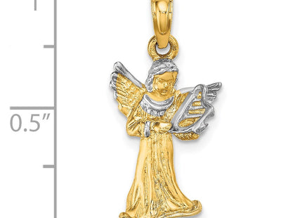 14k Yellow & Rhodium Jewelry Style K9351 - Classique Jewelry Inc.