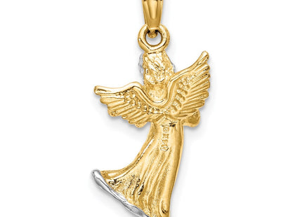 14k Yellow & Rhodium Jewelry Style K9352 - Classique Jewelry Inc.