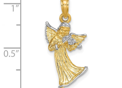 14k Yellow & Rhodium Jewelry Style K9352 - Classique Jewelry Inc.