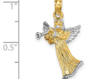 14k Yellow & Rhodium Jewelry Style K9353 - Classique Jewelry Inc.