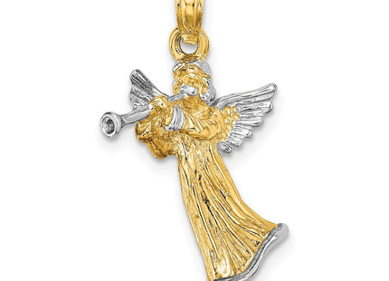 14k Yellow & Rhodium Jewelry Style K9353 - Classique Jewelry Inc.