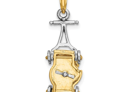 14k Two-tone Jewelry Style K9354 - Classique Jewelry Inc.