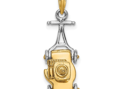 14k Two-tone Jewelry Style K9354 - Classique Jewelry Inc.