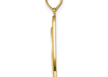14k Yellow & Rhodium Jewelry Style K9356 - Classique Jewelry Inc.