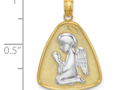 14k Yellow & Rhodium Jewelry Style K9356 - Classique Jewelry Inc.