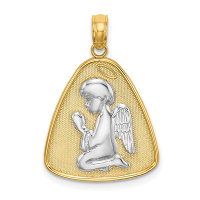 14K gold disc pendants & charm
