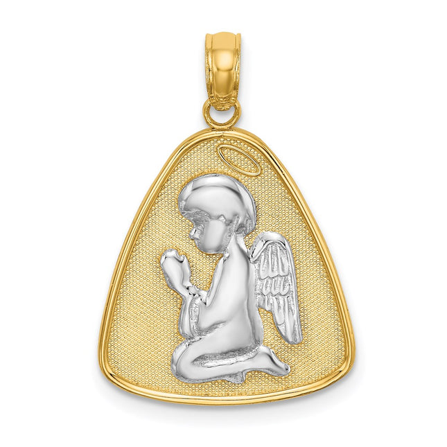 14k Yellow & Rhodium Jewelry Style K9356 - Classique Jewelry Inc.