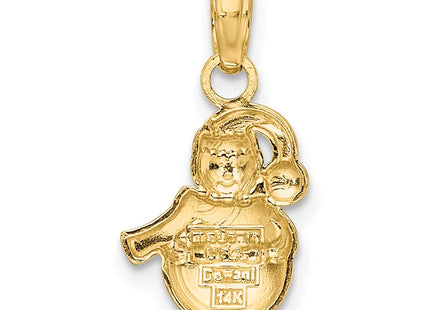 14k Yellow & Rhodium Jewelry Style K9363 - Classique Jewelry Inc.