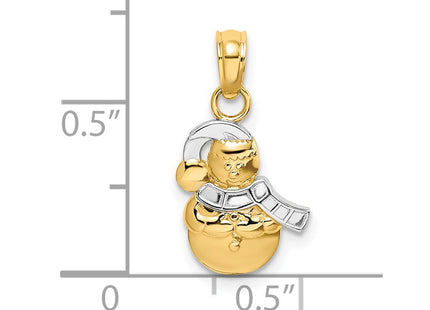 14k Yellow & Rhodium Jewelry Style K9363 - Classique Jewelry Inc.