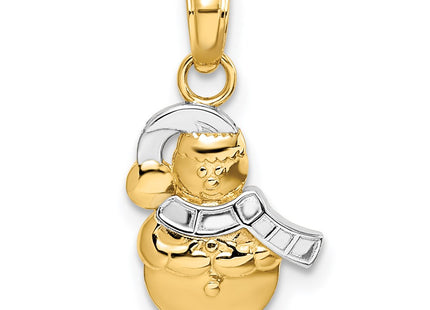 14k Yellow & Rhodium Jewelry Style K9363 - Classique Jewelry Inc.