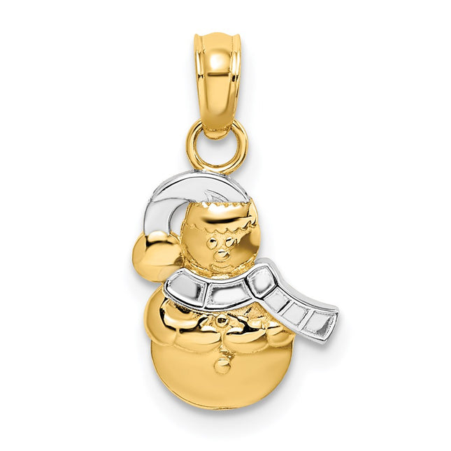 14k Yellow & Rhodium Jewelry Style K9363 - Classique Jewelry Inc.