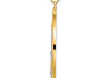 14k Yellow & Rhodium Jewelry Style K9371 - Classique Jewelry Inc.