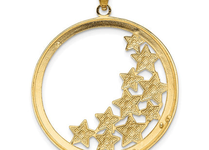 14k Yellow & Rhodium Jewelry Style K9371 - Classique Jewelry Inc.