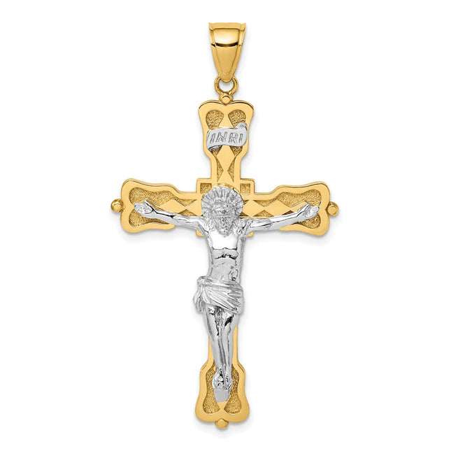 14k Two-tone Pendants Style K9379 - Classique Jewelry Inc.