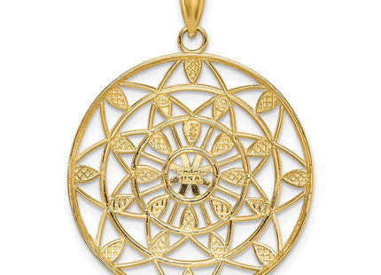 14k Yellow & Rhodium Jewelry Style K9381 - Classique Jewelry Inc.