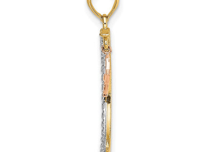 14k Two-tone Jewelry Style K9382 - Classique Jewelry Inc.