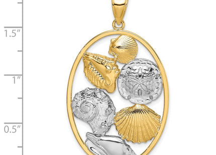 14k Yellow & Rhodium Jewelry Style K9385 - Classique Jewelry Inc.