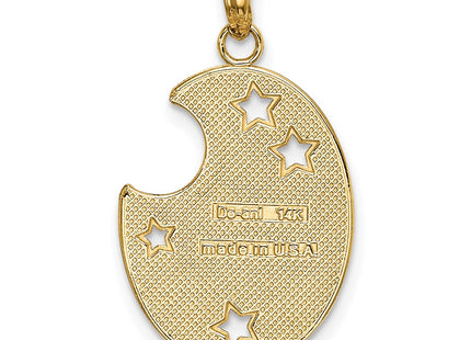 14k Yellow & Rhodium Jewelry Style K9386 - Classique Jewelry Inc.