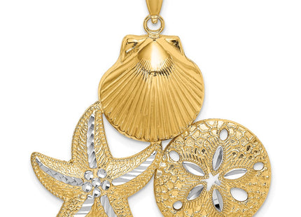 14k Yellow & Rhodium Jewelry Style K9388 - Classique Jewelry Inc.