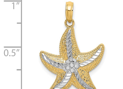 14k Yellow & Rhodium Jewelry Style K9390 - Classique Jewelry Inc.