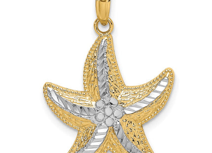 14k Yellow & Rhodium Jewelry Style K9390 - Classique Jewelry Inc.