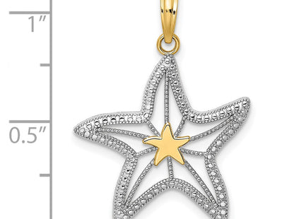 14k Yellow & Rhodium Jewelry Style K9392 - Classique Jewelry Inc.