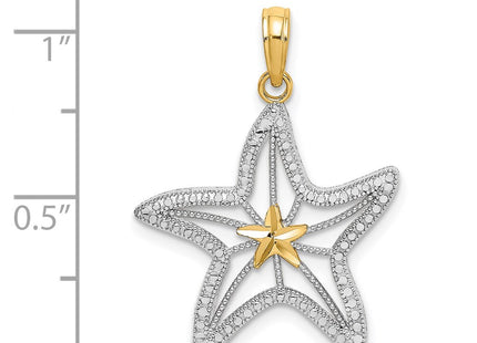 14k Yellow & Rhodium Jewelry Style K9393 - Classique Jewelry Inc.