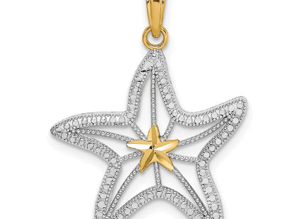 14k Yellow & Rhodium Jewelry Style K9393 - Classique Jewelry Inc.