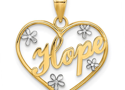 14k Yellow & Rhodium Jewelry Style K9397 - Classique Jewelry Inc.