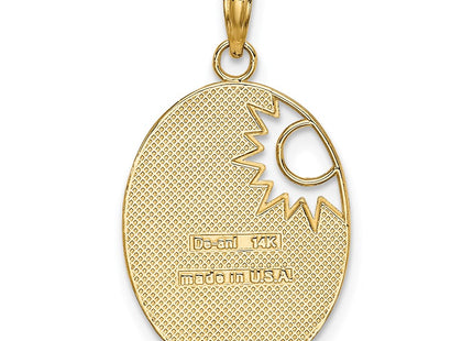 14k Yellow & Rhodium Jewelry Style K9400 - Classique Jewelry Inc.