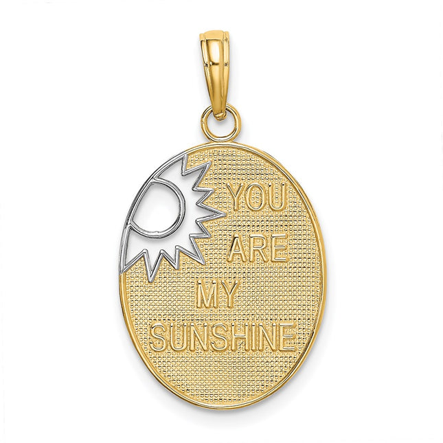 14k Yellow & Rhodium Jewelry Style K9400 - Classique Jewelry Inc.