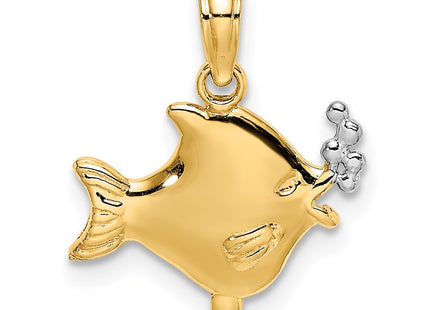 14k Yellow & Rhodium Jewelry Style K9401 - Classique Jewelry Inc.