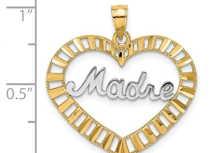 14k Yellow & Rhodium Jewelry Style K9403 - Classique Jewelry Inc.