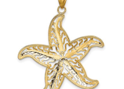 14k Yellow & Rhodium Jewelry Style K9405 - Classique Jewelry Inc.