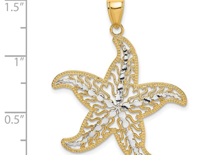 14k Yellow & Rhodium Jewelry Style K9405 - Classique Jewelry Inc.