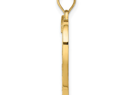 14k Yellow & Rhodium Jewelry Style K9407 - Classique Jewelry Inc.
