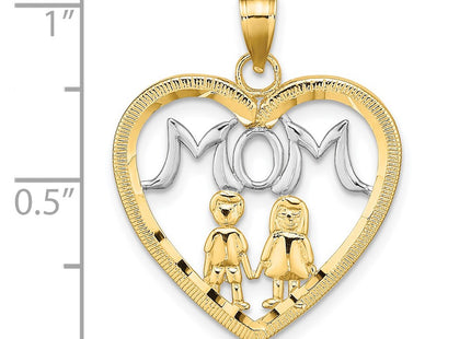 14k Yellow & Rhodium Jewelry Style K9407 - Classique Jewelry Inc.