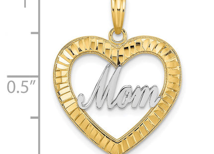 14k Yellow & Rhodium Jewelry Style K9416 - Classique Jewelry Inc.