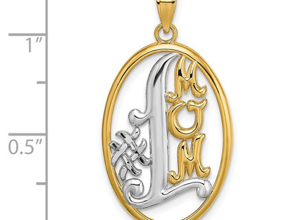 14k Yellow & Rhodium Jewelry Style K9417 - Classique Jewelry Inc.