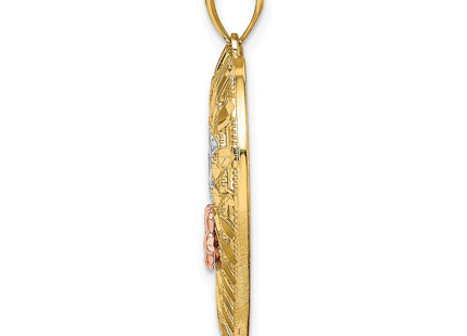 14k Two-tone Jewelry Style K9423 - Classique Jewelry Inc.