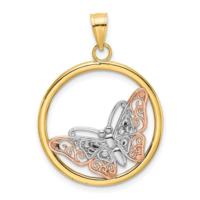 14k Two-tone Jewelry Style K9434 - Classique Jewelry Inc.