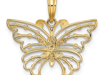 14k Yellow & Rhodium Jewelry Style K9435 - Classique Jewelry Inc.