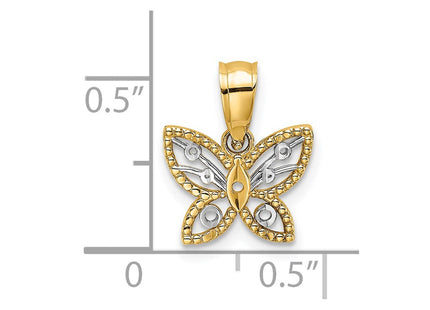 14k Yellow & Rhodium Jewelry Style K9437 - Classique Jewelry Inc.