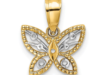 14k Yellow & Rhodium Jewelry Style K9437 - Classique Jewelry Inc.