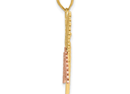 14k Two-tone Jewelry Style K9438 - Classique Jewelry Inc.