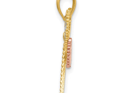 14k Two-tone Jewelry Style K9439 - Classique Jewelry Inc.