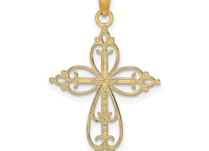 14k Yellow & Rhodium Jewelry Style K9443 - Classique Jewelry Inc.