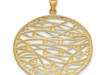 14k Yellow & Rhodium Jewelry Style K9444 - Classique Jewelry Inc.