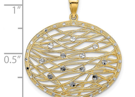 14k Yellow & Rhodium Jewelry Style K9444 - Classique Jewelry Inc.