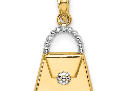 14k Yellow & Rhodium Jewelry Style K9445 - Classique Jewelry Inc.